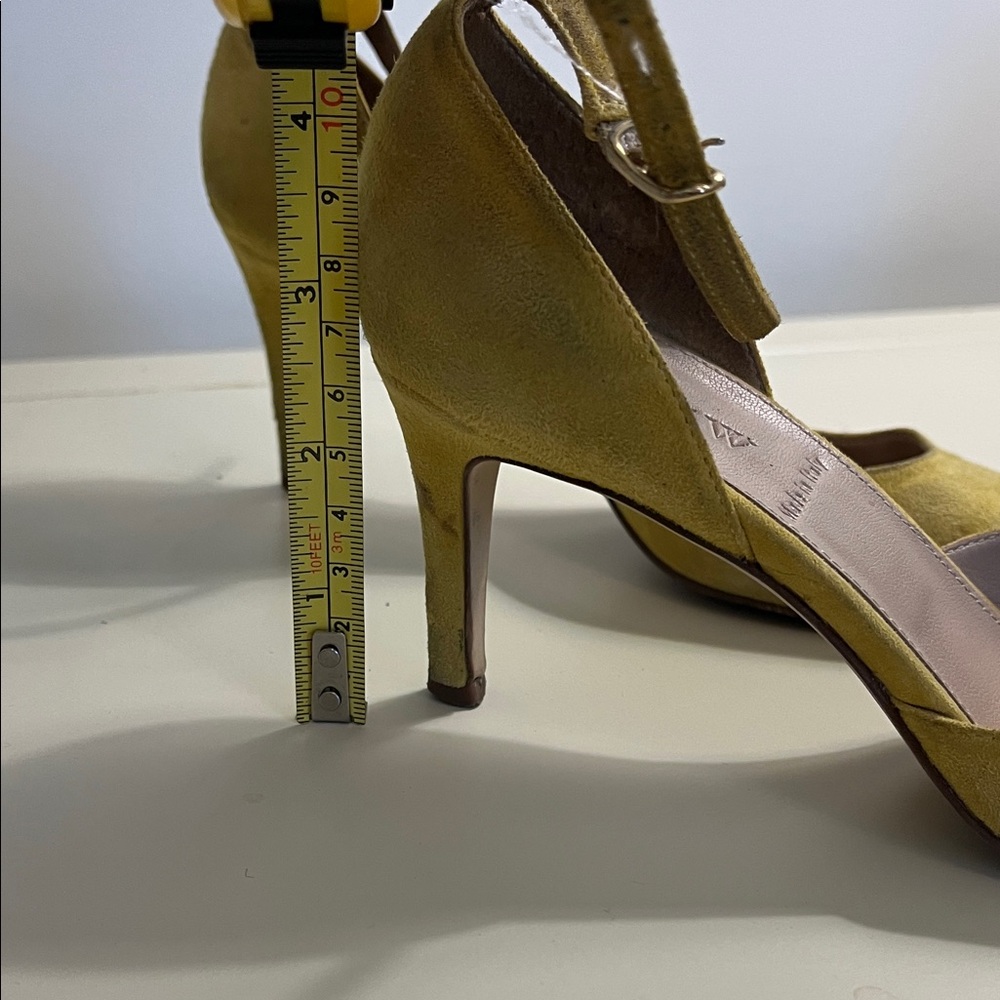 Yellow Ankle Strap Heels - Picture 8 of 8